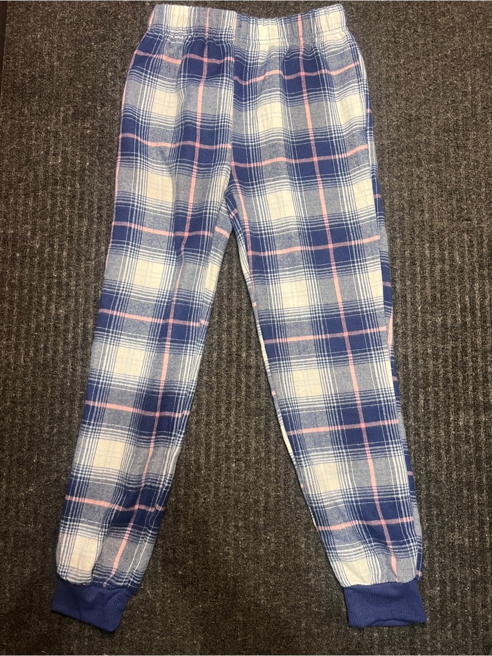 Max & Olivia Girls Pajama Set Blue Plaid Dream Sleepwear Size L 10/12 - Picture 7 of 9